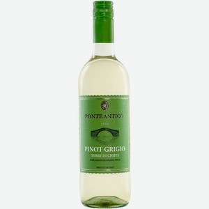 Вино Ponte Antico Pinot Grigio terre di Chieti белое сухое 12% 750мл, 750 мл