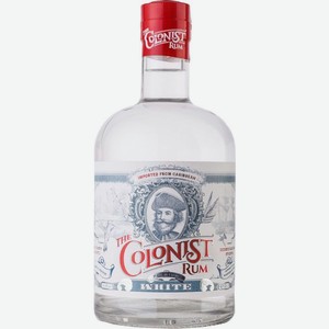 Ром Colonist White Премиум невыдержанный 40% 0.5л, 500 мл