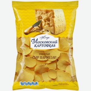 Чипсы Московский картофель картофельные рифленые сыр пармезан 70 г