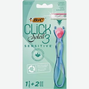Бритва BIC Мисс Солей Клик 3 Сенситив, Греция, 2 шт