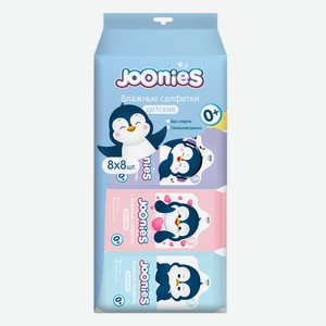 Влажные салфетки Joonies антибактериальные 1 упак. 64 шт.