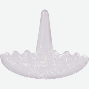 Подставка HOMECLUB д/колец 8см, стекло HY-3191-0, Китай