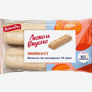 Минибагет Барра Хлебный Дом замороженный 2 шт 220 г