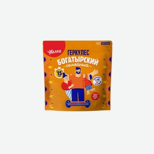 Хлопья овсяные Увелка Геркулес богатырский семейный 15 мин 500 г