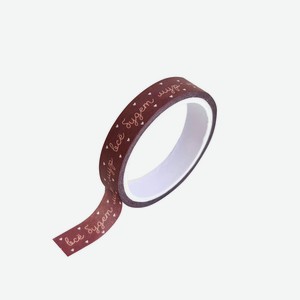 Лента клейкая, декоративная, Be Smart, 10 мм х 5 м, бумага Washi.