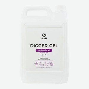 Средство Digger-Gel Professional для удаления засоров и неприятных запахов 5.3кг