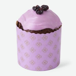 Кулич шоколадный Меренга с вишней, 440г