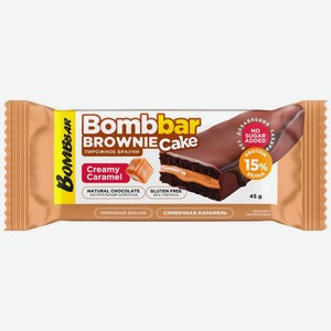 Пирожное Bombbar Сливочная карамель протеиновое, 45г