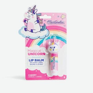 MARTINELIA Бальзам для губ   Волшебный единорог  ,вишня, Прозрачный