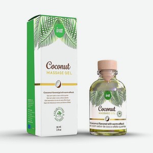INTT Массажный гель Coconut (Кокос Веган), 30 мл