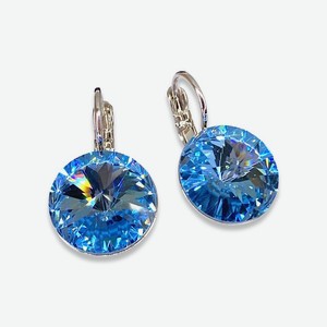 AMANTE CRYSTAL Серьги RIVOLI 14 mm crystal, Голубой