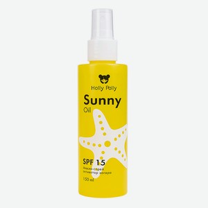 HOLLY POLLY Масло-Спрей активатор загара Sunny SPF 15, 1 шт.