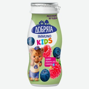Продукт кисломолочный «Добрята» лесные ягоды 1,5% БЗМЖ Беларусь охлажденный, 90 г