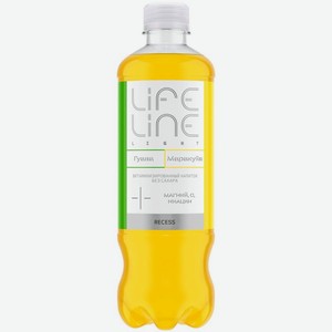 Напиток Lifeline Recess Light Гуава, маракуйя витаминизированный 500мл, 500 мл