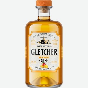 Джин Gletcher Mango 40% 700мл, 700 мл