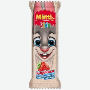 Батончик детский Matti Kids злаковый клубника с 3 лет, 24 г