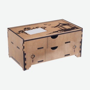 Шкатулка с ящиком, в ассортименте