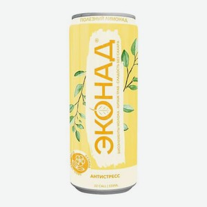 Лимонад Антистресс среднегазированный Эконад 330мл