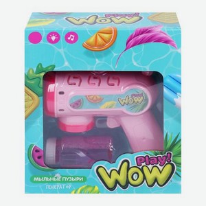 Игровой генератор мыльных пузырей Wowplay! 50мл в ассортименте