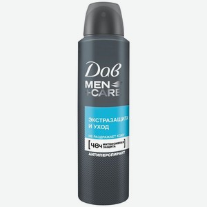 Антиперспирант-дезодорант Дав Men + Cear экстразащита и уход спрей, 150мл