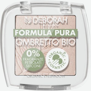 DEBORAH MILANO Тени для век Formula Pura Ombretto Bio, № 02 Нежно-золотой, 2,5гр