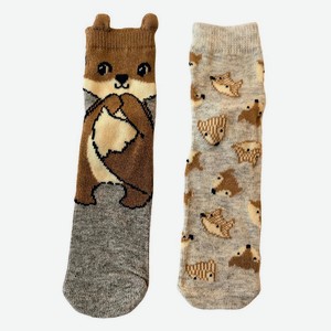 Носки детские InExtenso антискользящие бежевые, р.12/13-13/14