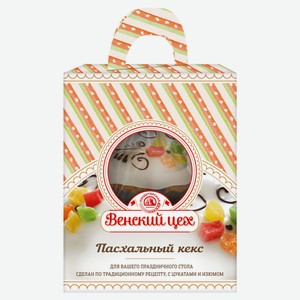Кулич пасхальный «Венский цех» Кекс с цукатами, 280 г