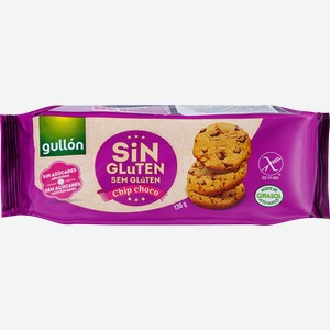 Печенье безглютеновое GULLON Chip Choco, 125г