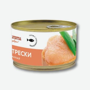 Консервы Фабрика качества Икра трески атлантической стерилизованная