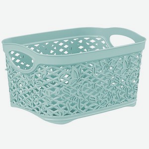 Корзина BranQ Fiori прямоугольная 3.3л Мятный
