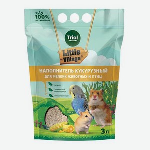 Наполнитель кукурузный для мелких животных и птиц Triol 3л