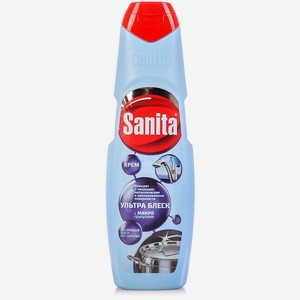 Крем Чист. Санита Д/металла И Хрома Ультра Блеск 600мл