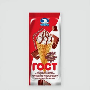 Мороженое «Челны Холод» с шоколадной крошкой, 90 г