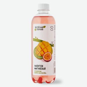 Напиток негазированный магниевый Манго-Маракуйя Зелёная Линия, 500мл