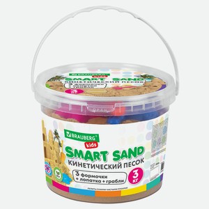 BRAUBERG Песок для лепки кинетический песочный KIDS, 1 шт