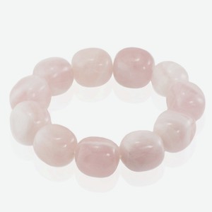 ALERIE-ACCESSORIES Браслет из натурального розового кварца Forever Rose Grand, цвет: Розовый