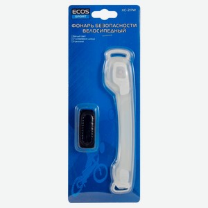 Фонарь велосипедный ECOS XC-217W белый свет, 1 шт
