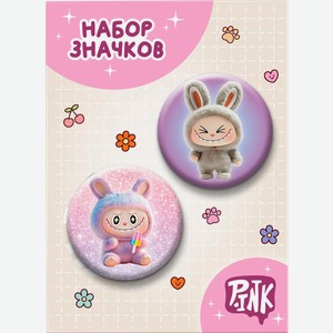 Значки PRIORITY Монстры 1,2, в ассортименте, 2шт