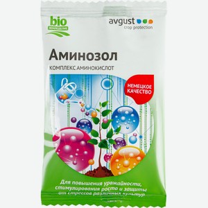 Удобрение AVGUST органическое Аминозол пакет ампула 5мл, Россия, 5