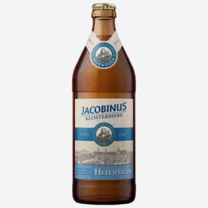 Пиво Jacobinus Klosterbiere Hefeweizen светлое 0,5 л