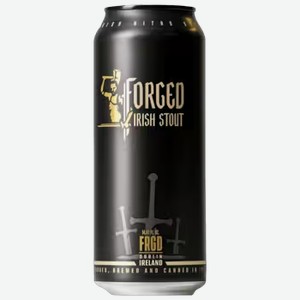 Пиво Forged Irish Stout темное 0,44 л ж/б
