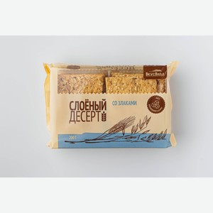 Слоёный десерт со злаками 200 г