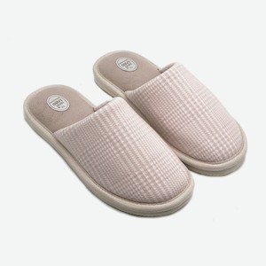 Тапочки женские LuckyLand с закрытым носом бежевые, р. 40 в ассортименте