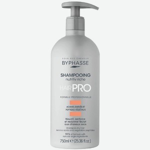 Шампунь Byphasse Pro для сухих волос 750мл, 1 шт