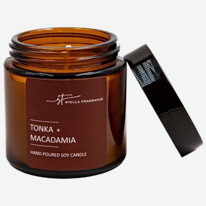 Свеча Stella Fragrance Tonka+Macadamia ароматическая 90г, 90 г
