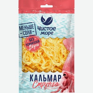 Кальмар ЧИСТОЕ МОРЕ Перуанский стружка, Россия, 40 г