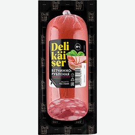 Колбаса Ветчинно-рубленая Деликайзер, Полукопчёная, 400 Г