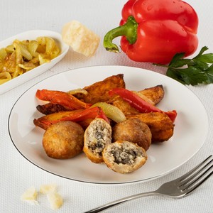 Готовые блюдатм У ПалычаПалычЛанч Митболы с грибами и овощным гарниром 250 г