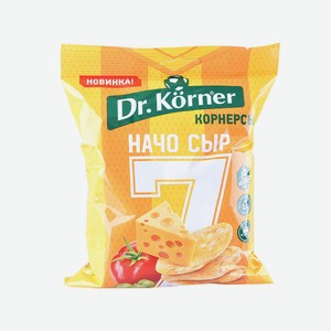 Чипсы Dr.Korner кукурузно-рисовые цельнозерновые с сыром нач