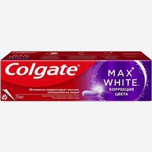 Зубная паста Colgate Max White коррекция цвета 75мл